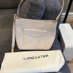 Lancaster leather adjustable strap purse